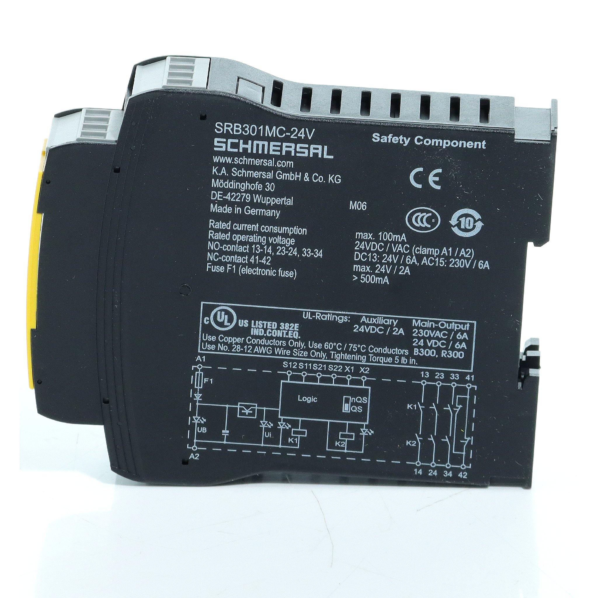 Sicherheits-Relais-Baustein SRB301MC-24V Neu OVP